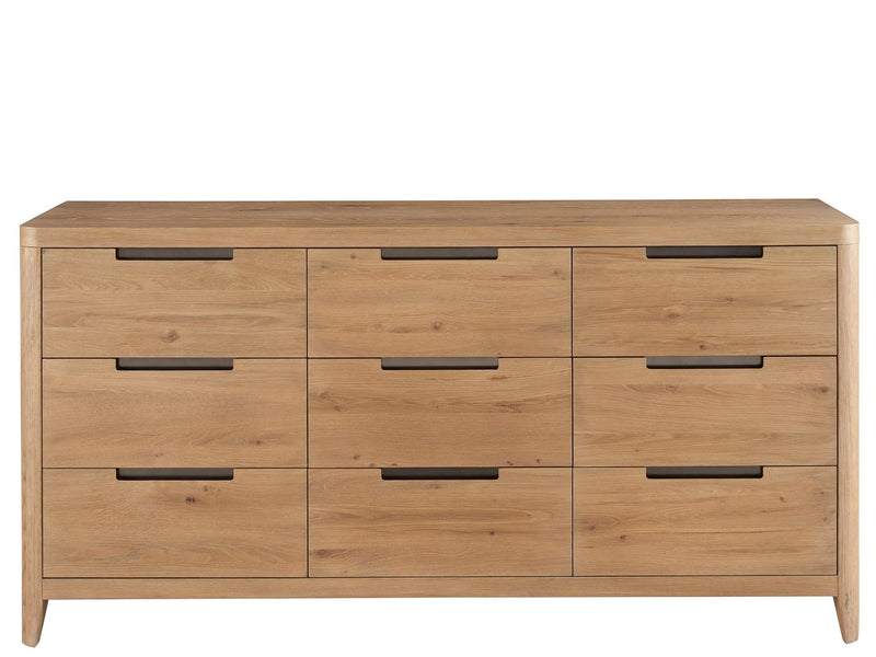 Modern - Walker Drawer Dresser - Light Brown