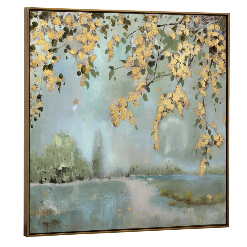 Peaceful - Landscape Art - Blue