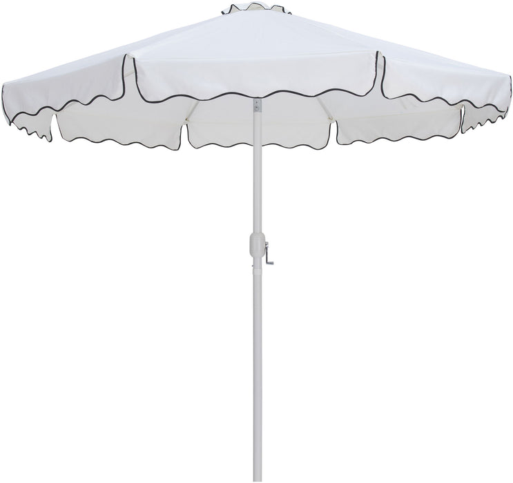 Amalfi - Patio Umbrella - White Base / White Pole