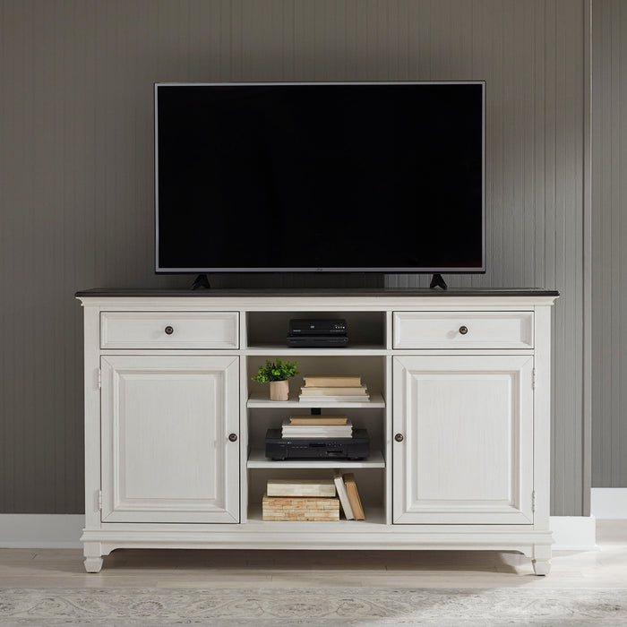 Allyson Park - 68" Highboy TV Console - White