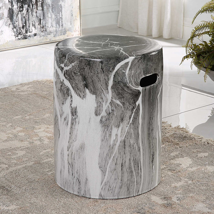 Marvel - Marbled Garden Stool