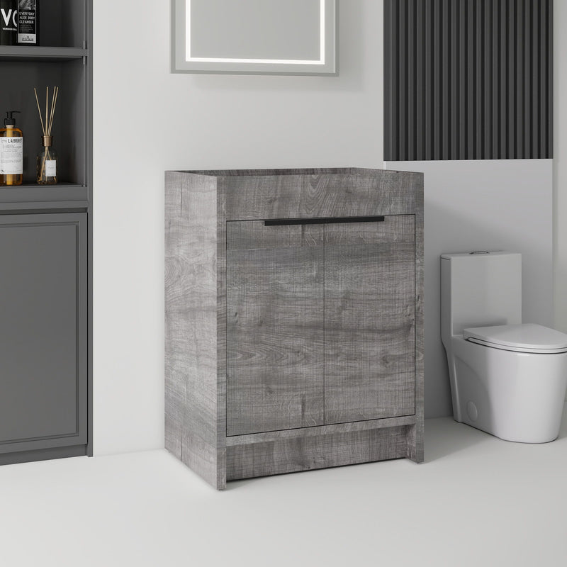 Freestanding Bathroom Vanity Cabinet With Soft Close Doors, Cabinet Only