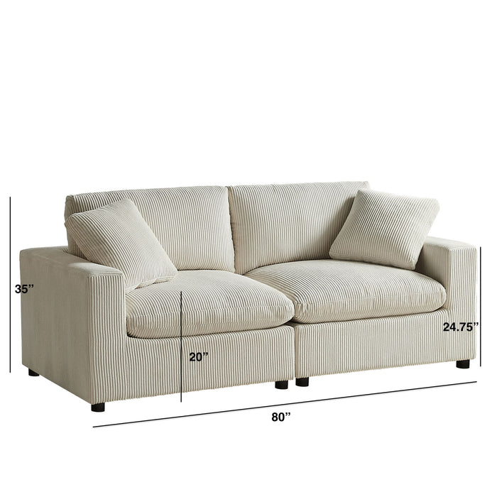 Chelsea - Modular 2 Piece Sofa