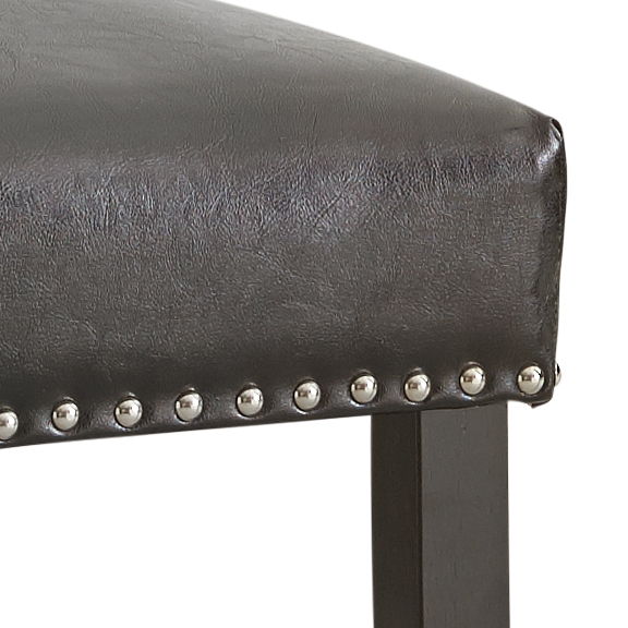 Verano - PU Side Chair (Set of 2) - Gray