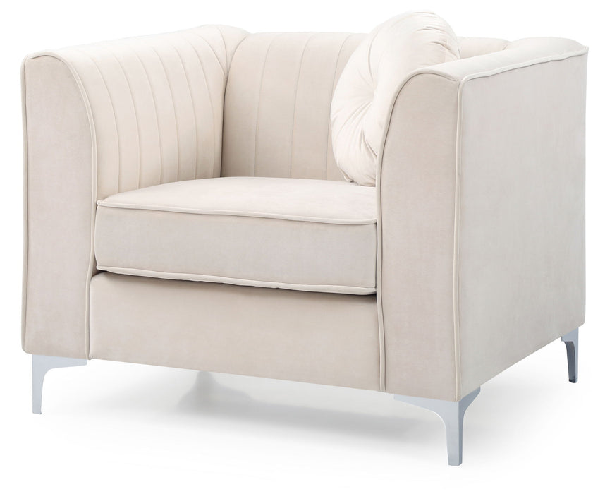 Contemporary Sloped Armchair