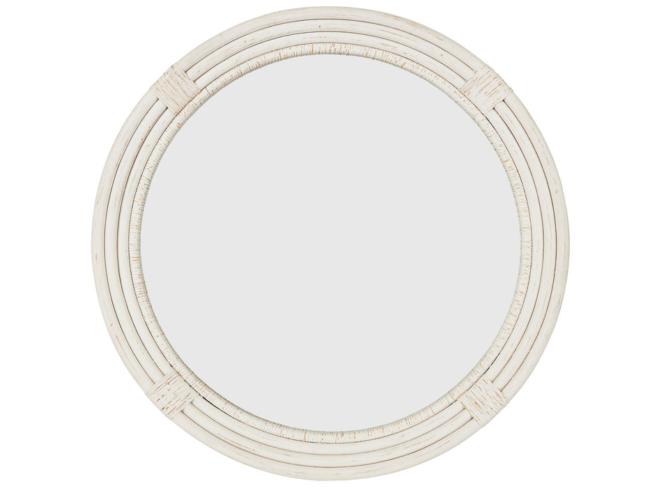 Getaway - Round Mirror - White