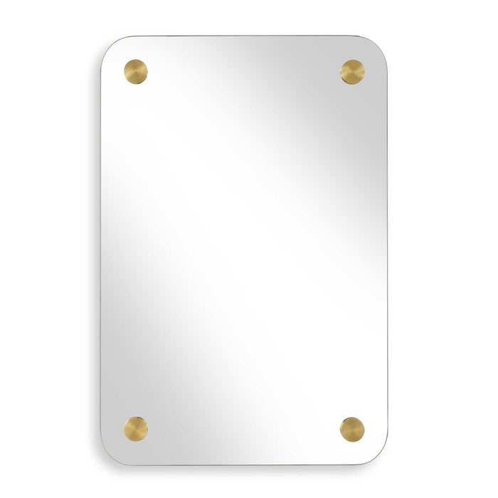 Hamrick - Frameless Mirror - Brass / Gold