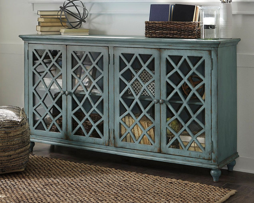 Mirimyn - Antique Teal - Accent Cabinet - Vintage Finish