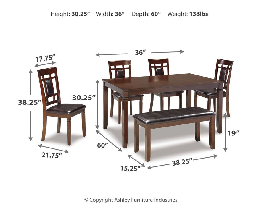 Bennox - Brown - Dining Room Table Set (Set of 6)