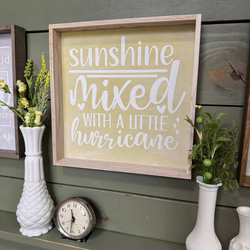 Sunshine Mixed with a Little Hurricane - Funny Canvas Art