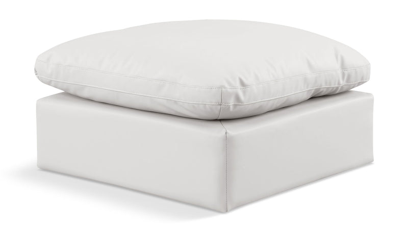 Indulge - Faux Leather Ottoman