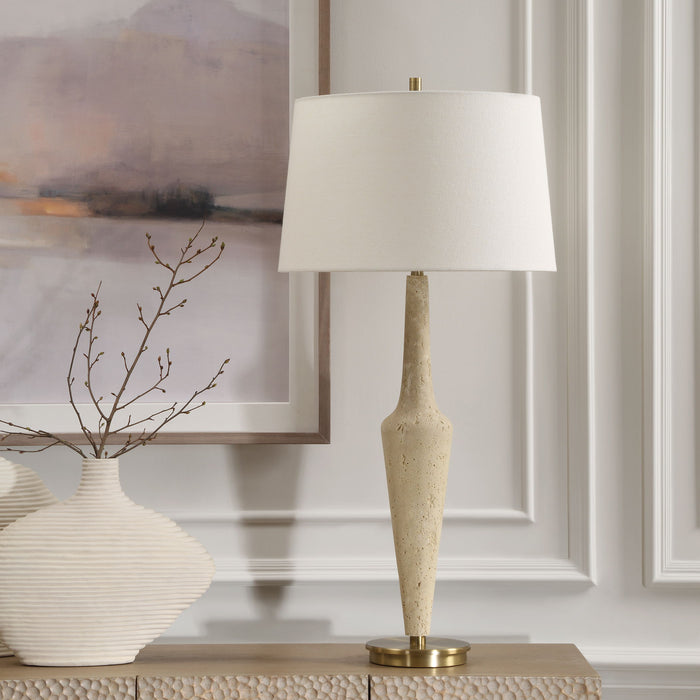 Juliet - Travertine Table Lamp