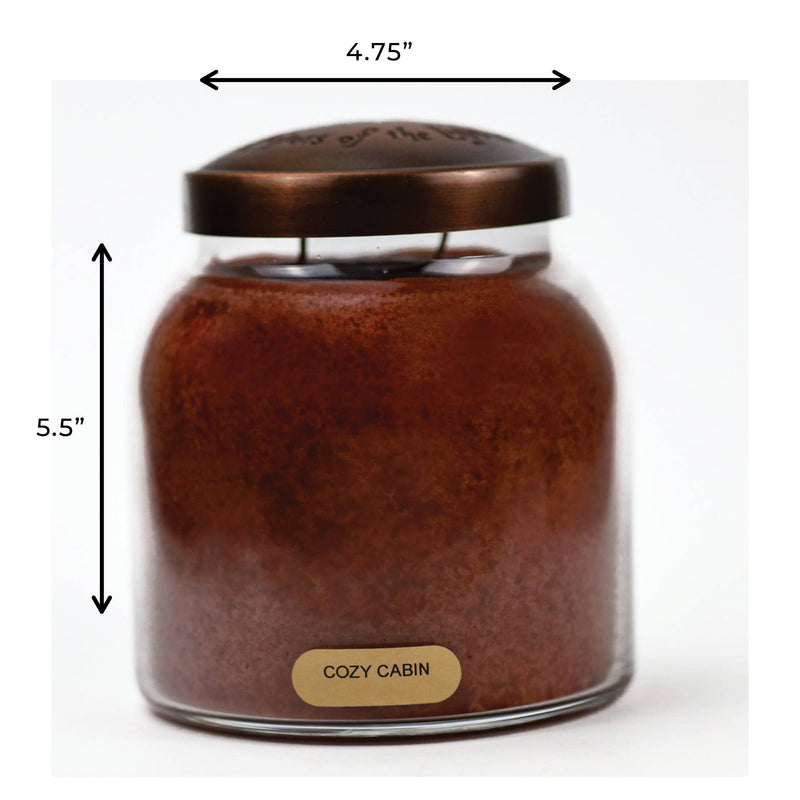 Cozy Cabin – 34oz Fall Winter Strong Scented Jar Candle