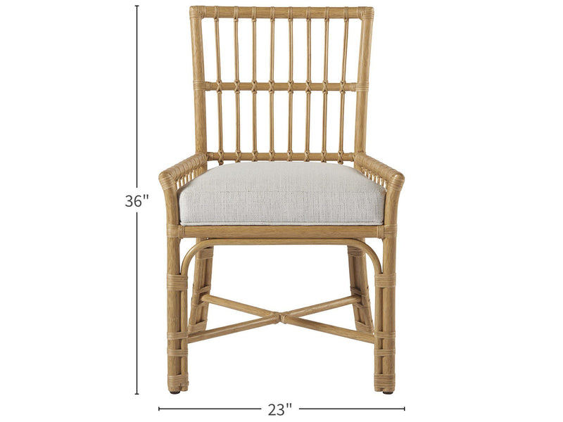 Escape - Clearwater Low Arm Chair (Set of 2) - Light Brown
