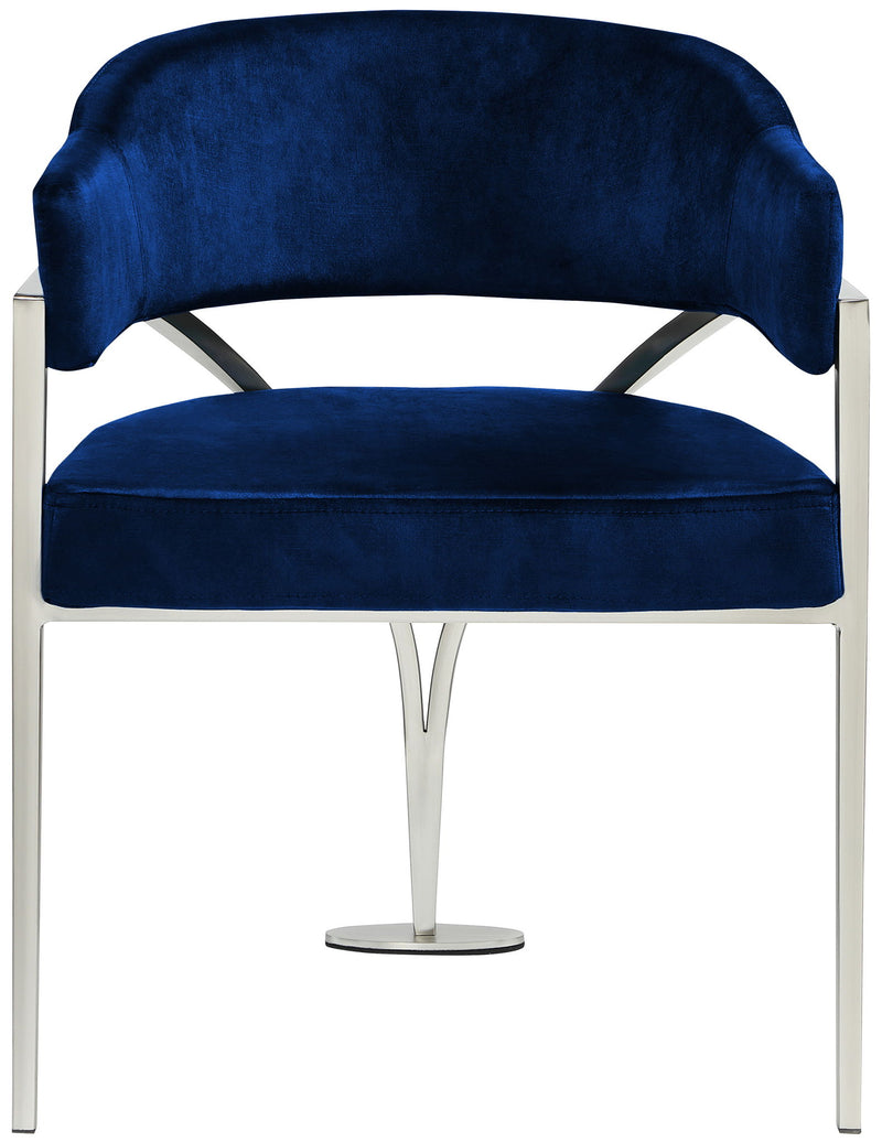 Madelyn - Dining Chair (Set of 2) - Brushed Chrome