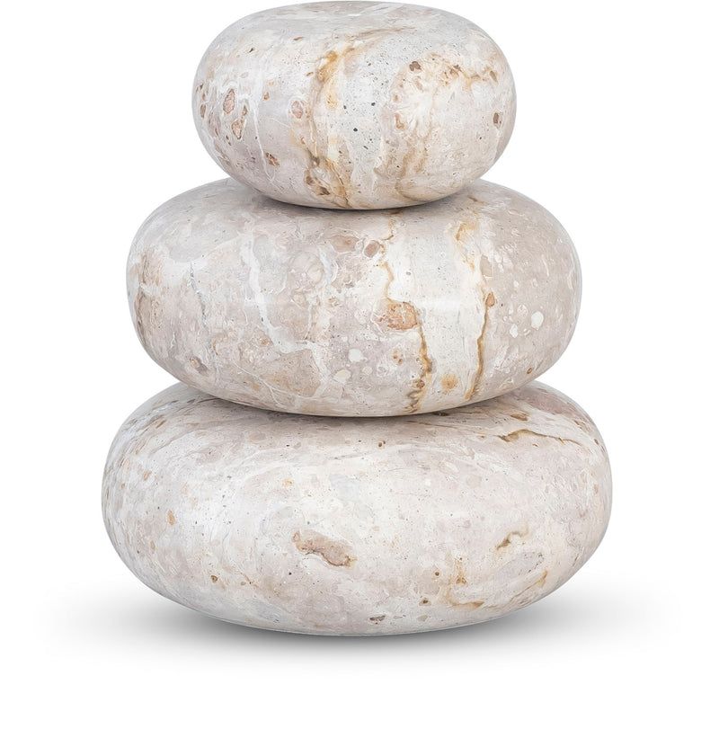 Pumpkin - 3 Piece Marble Decorative Object
