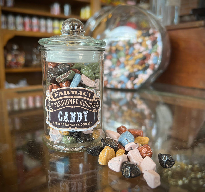 Farmacy Candy Jar - Chocolate Rocks Candy