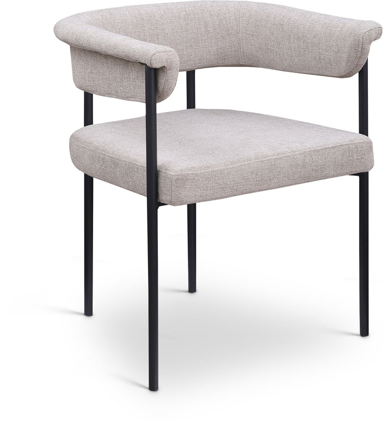 Malin - Linen Dining Chair (Set of 2) - Taupe