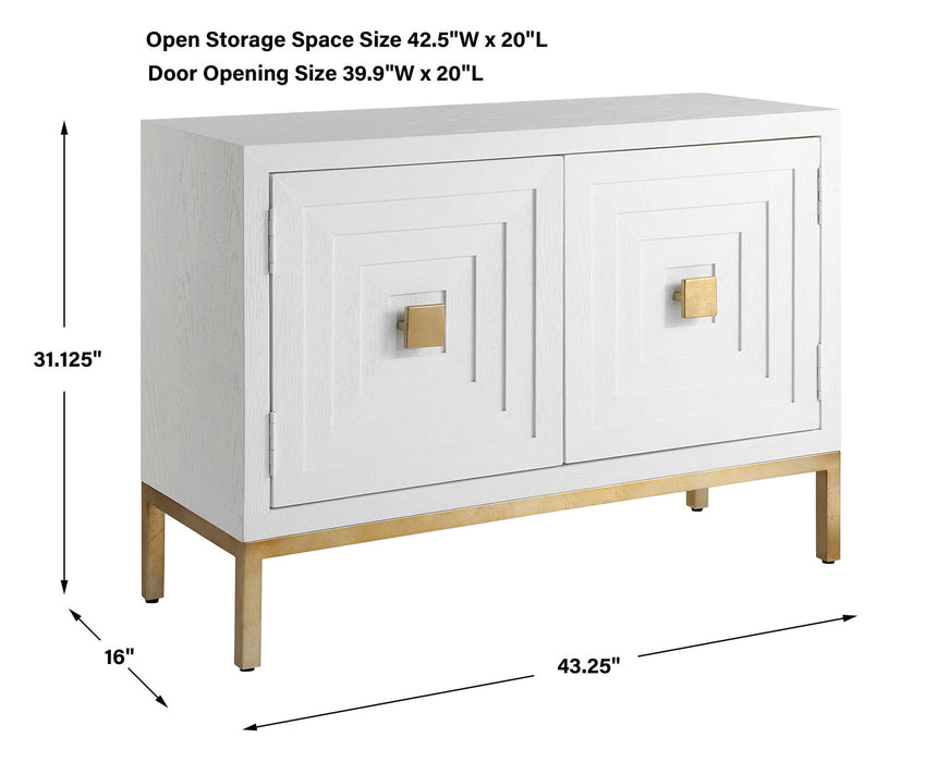 Aiken - 2 Door Cabinet - White