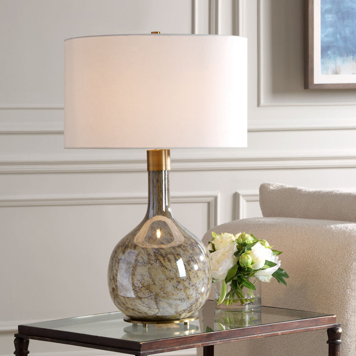 Rhine - Brown Glass Table Lamp