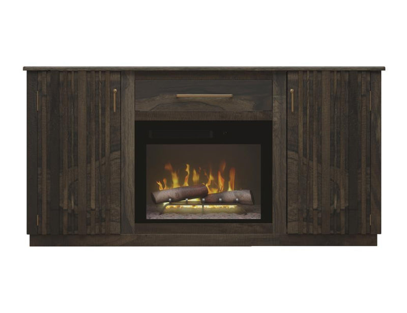 Mezquite - 70" Fireplace - Brown