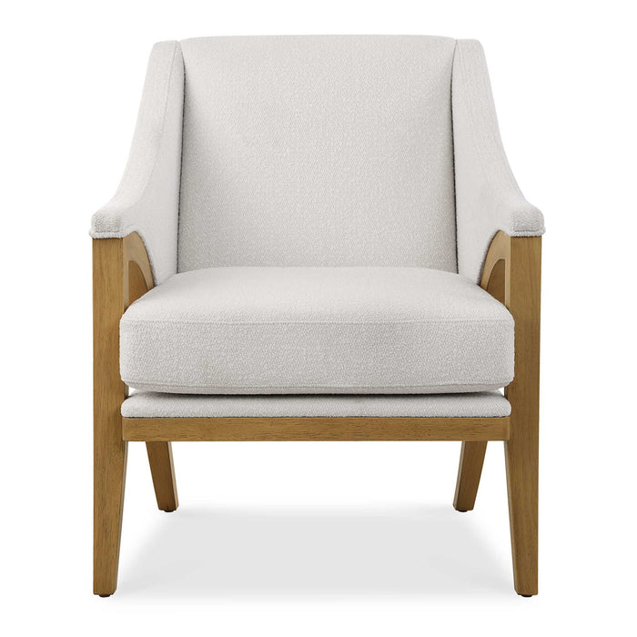 Evolve - Fabric Accent Chair - White