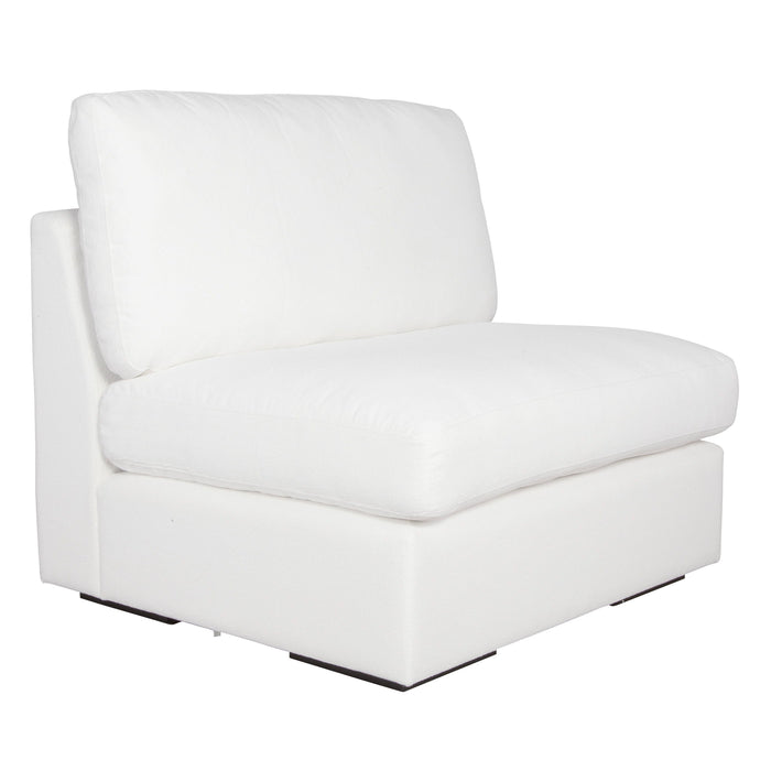 Refuge - Armless Arctic White Sofa