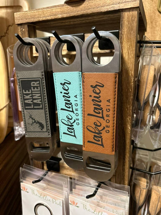 Table Rock Lake Name Bottle Opener - Leatherette