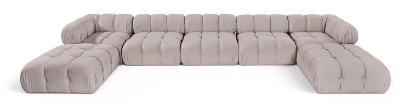 Orin - 7 Piece Modular Sectional (3 Modular Chairs, 2 Corner Chairs & 2 Ottomans)