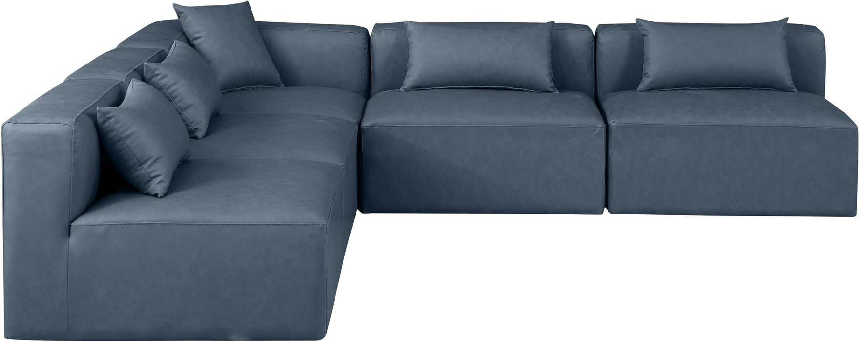 Cube - 5 Piece Modular Corner Armless Sectional