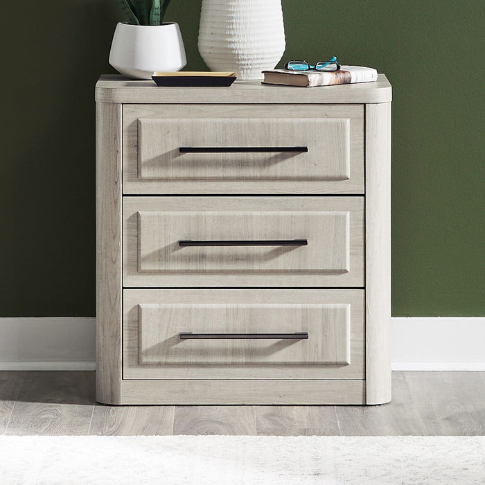 Modern Play - Nightstand With Charging Station - White