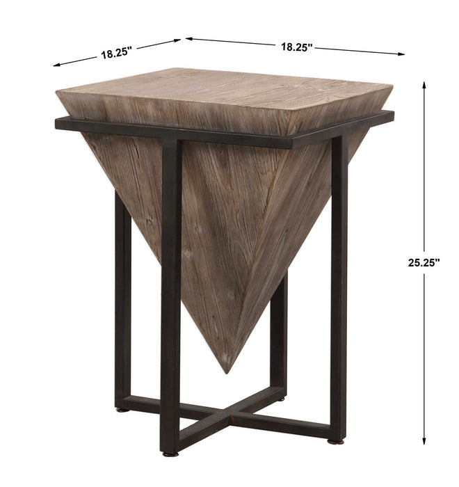Bertrand - Wood Accent Table - Light Brown