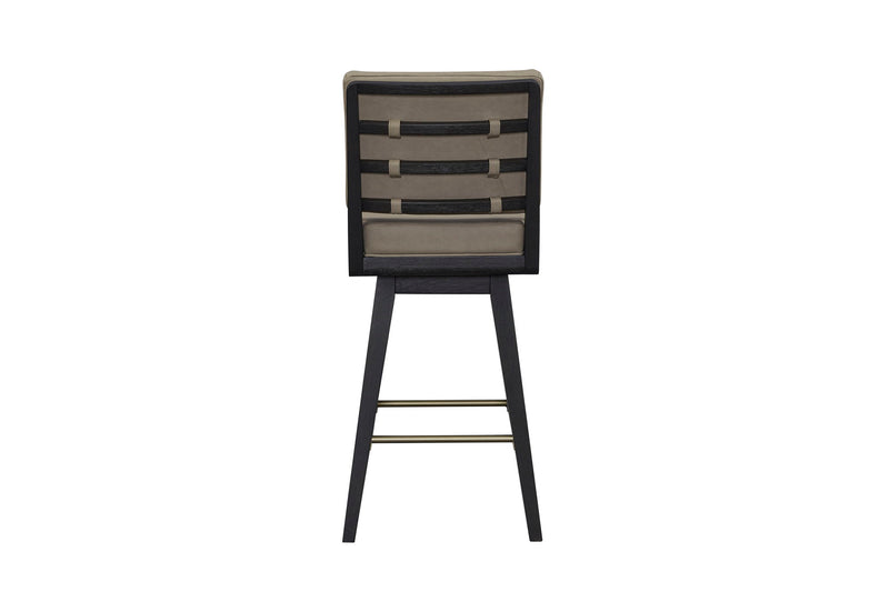 Elure - Leather Swivel Counter Sool (Set of 2)