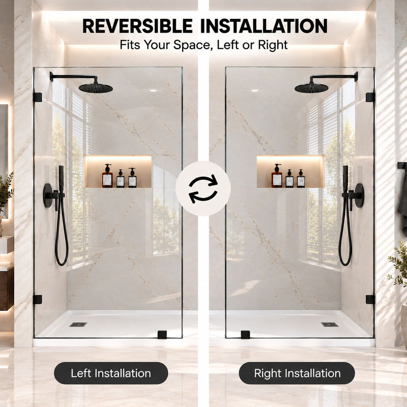 Frameless Walk-In Shower Glass Panel