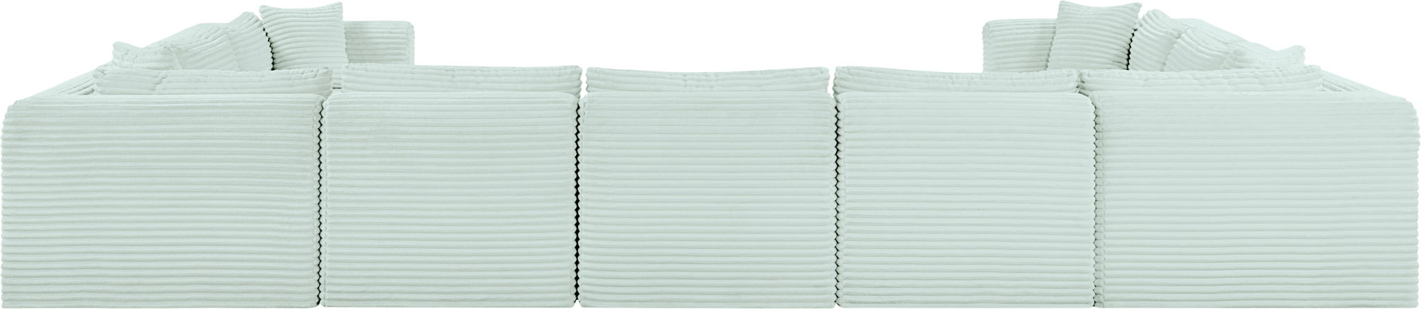 Shaggy - 9 Piece Modular U-Shaped Sectional