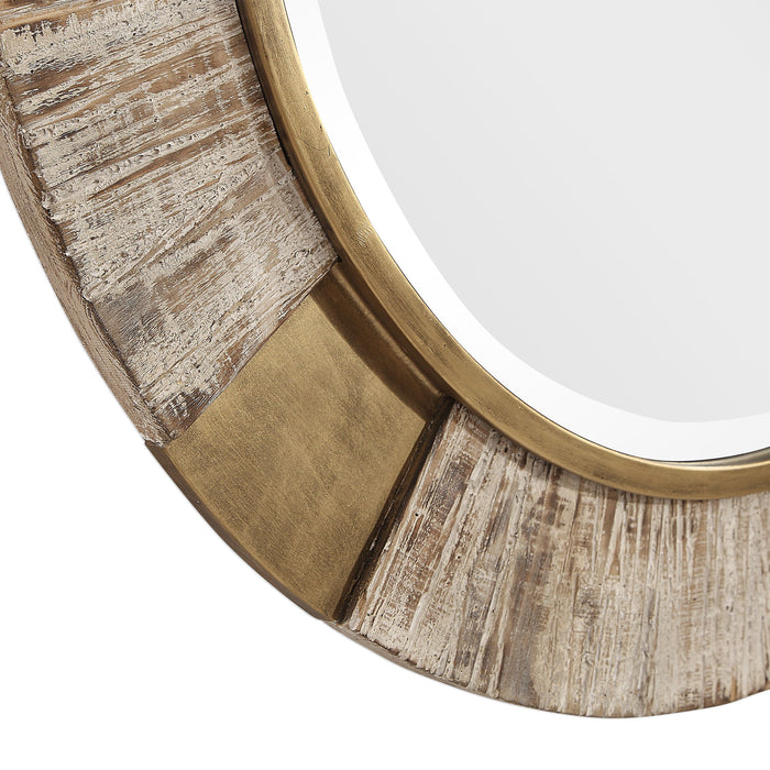 Reuben - Round Mirror - Gold