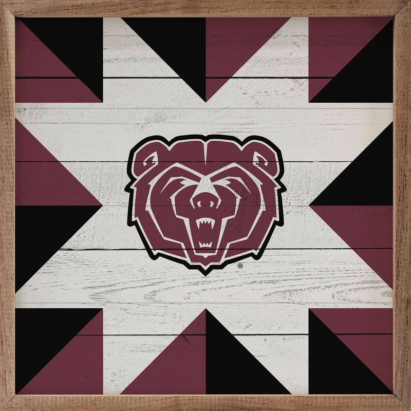 Missouri State University Quilt Mascot Art Print