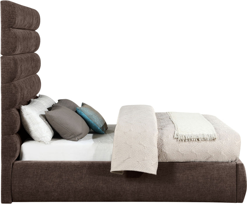 Adam - Chenille Fabric Bed With 70.5" Headboard