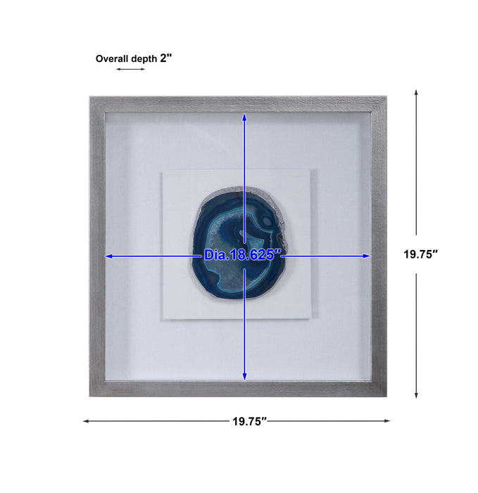 Kalia - Stone Shadow Box - Blue