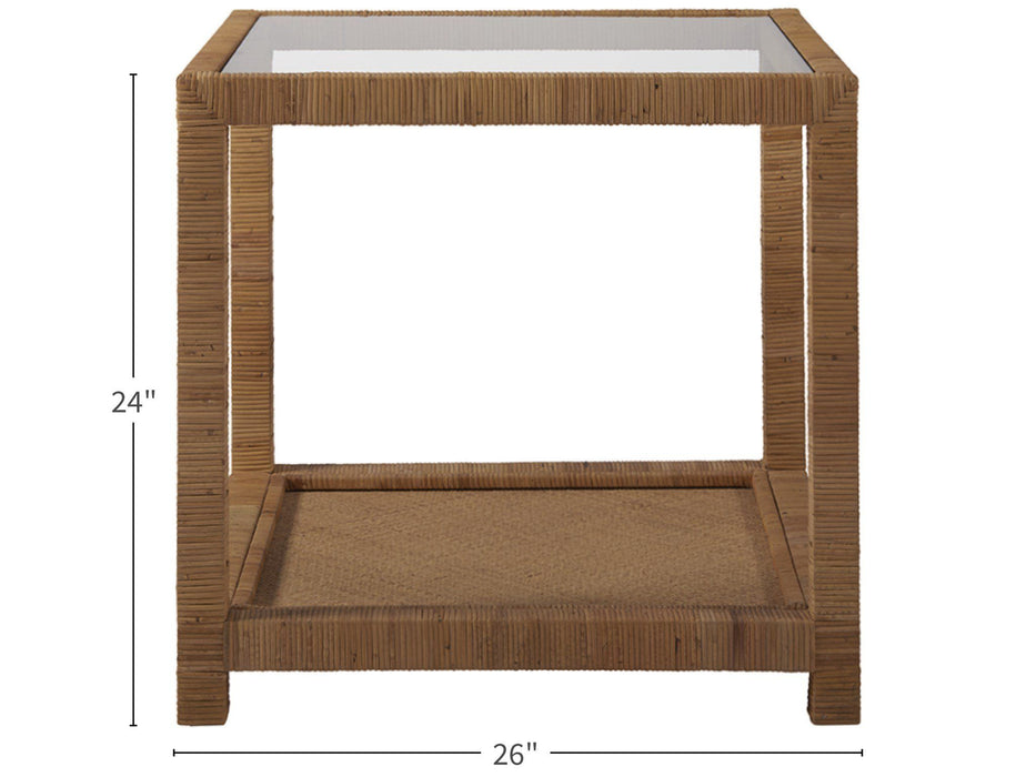 Escape - Long Key End Table - Dark Brown