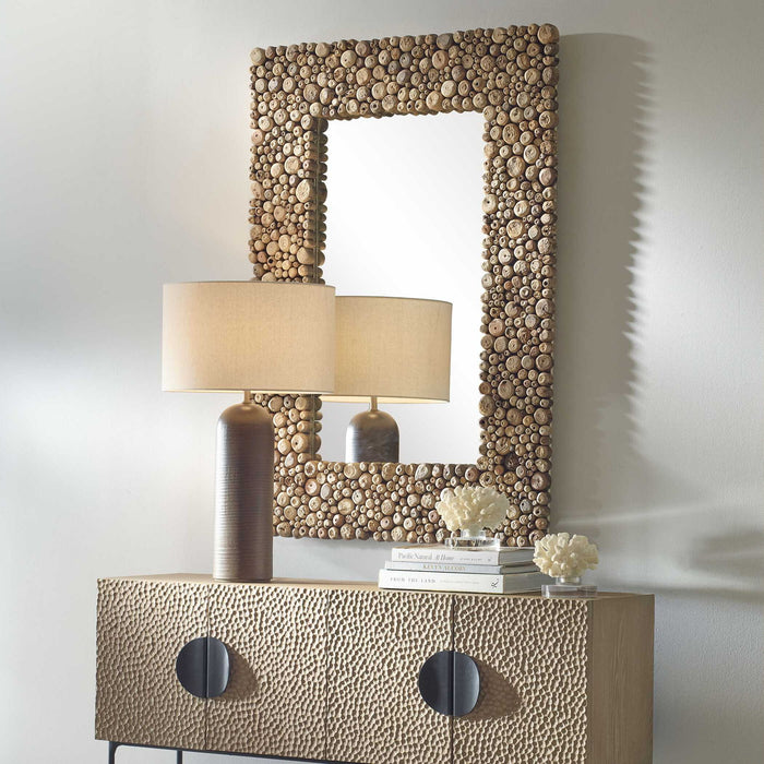 Timberwood - Rectangular Mirror - Light Brown