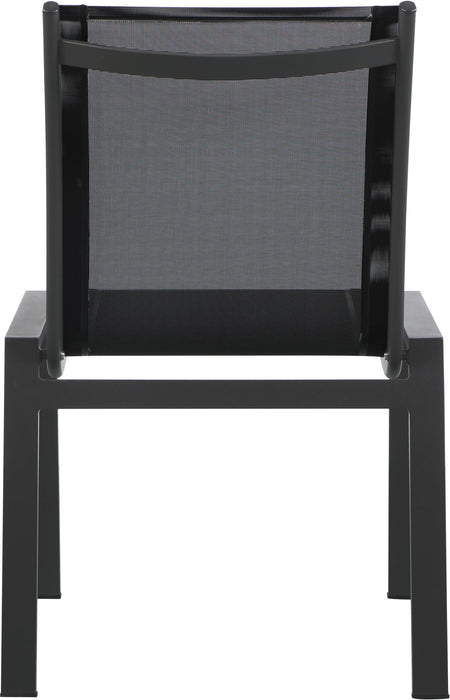 Nizuc - Outdoor Patio Dining Chair With Gray Frame (Set of 2)