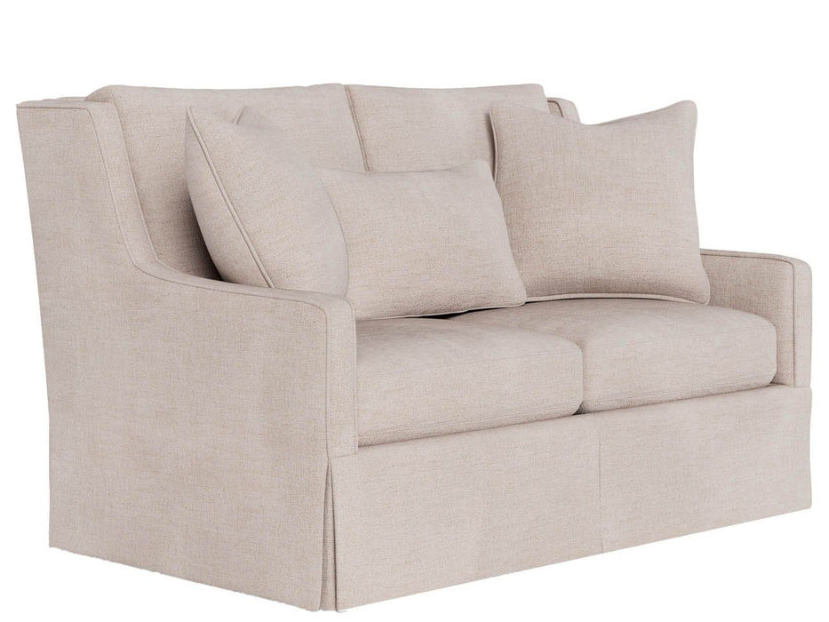 Hudson - Skirted Loveseat, Special Order - Beige