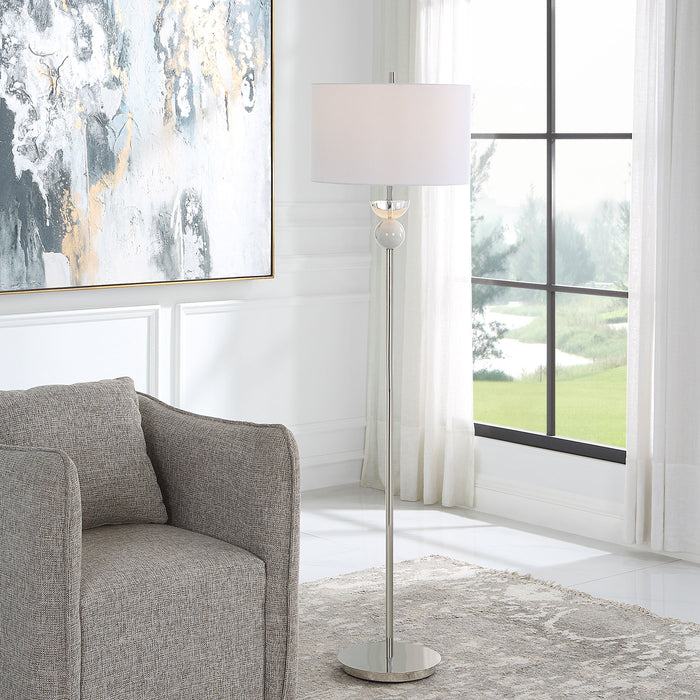 Exposition - Nickel Floor Lamp