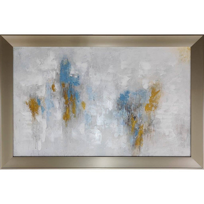 Oversize Framed Abstract Canvas Wall Art | Set of 2