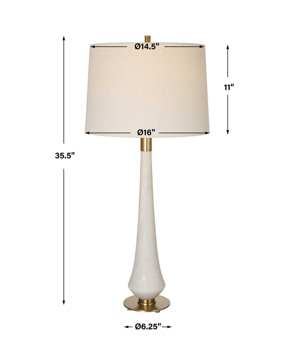 Marille - Stone Table Lamp - Beige