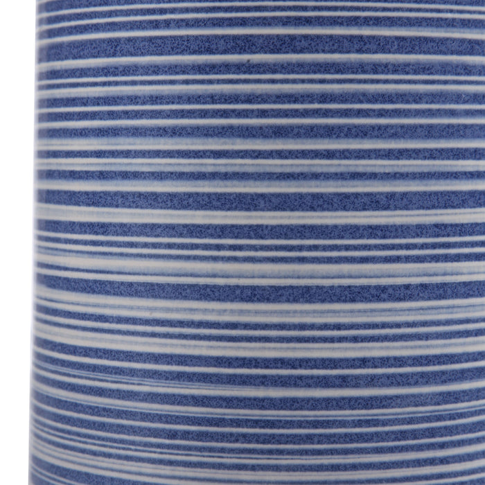 Montauk - Striped Table Lamp - Blue