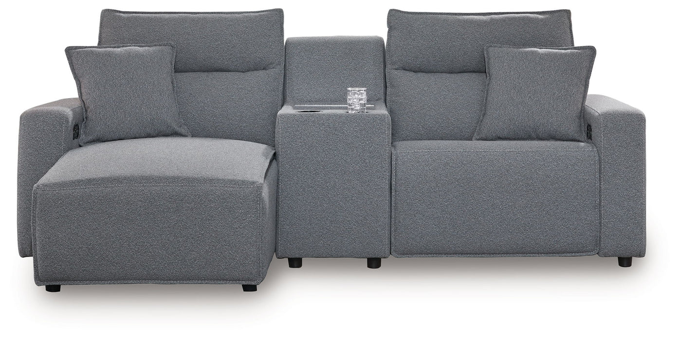 ModMax II - Salt And Pepper - Reclining Sectional