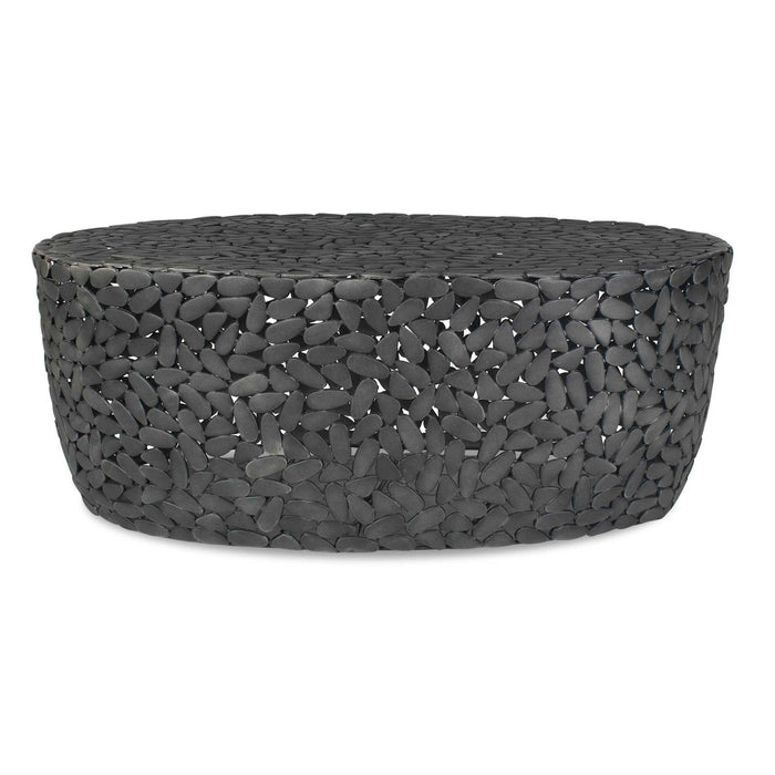 Rivington - Outdoor Pebble Coffee Table - Black