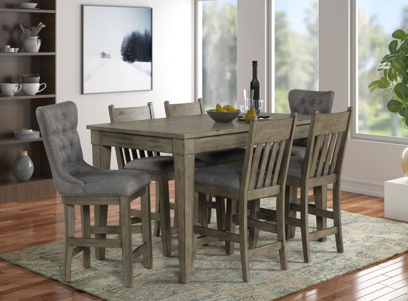 Hartford - Slat Back Counter Stool (Set of 2) - Rustic
